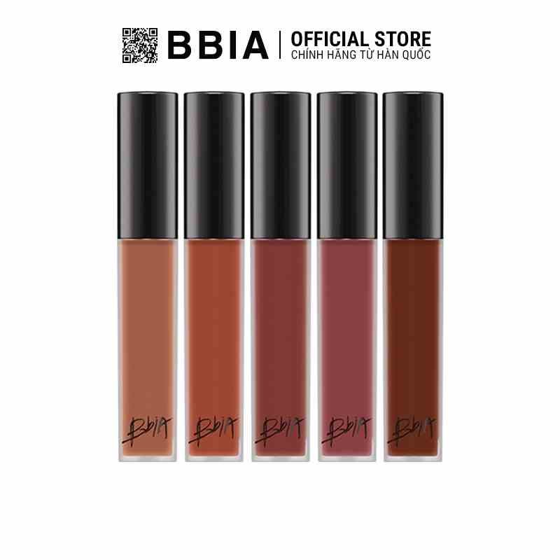 Son Kem Lì Bbia Last Velvet Lip Tint Version 8 (5 màu) 5g Bbia Official Store