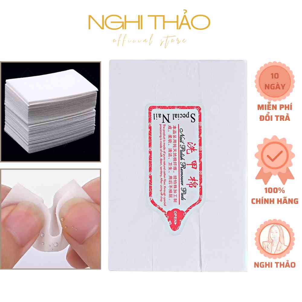 Giấy lau gel nail không xù NGHI THẢO