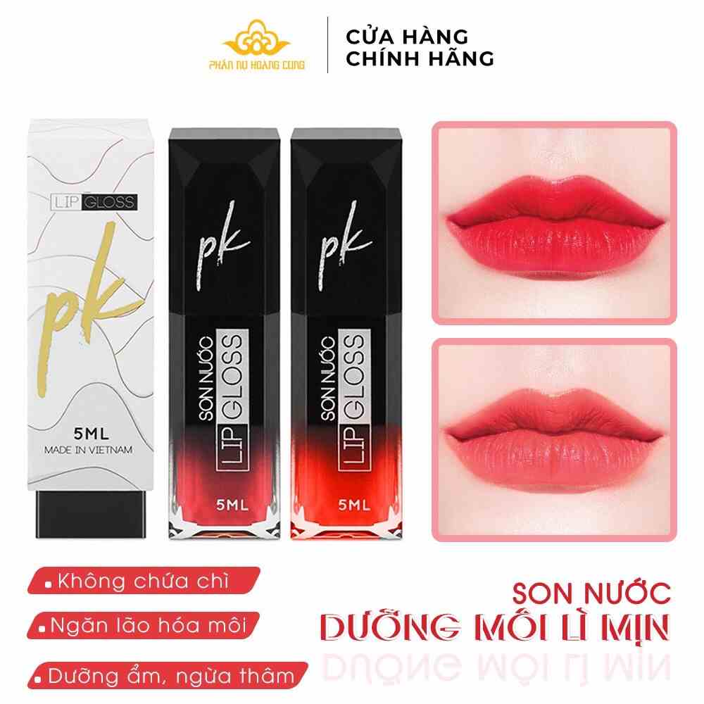 Son Nước LipGloss PK Phấn Nụ Hoàng Cung 5ml/ thỏi