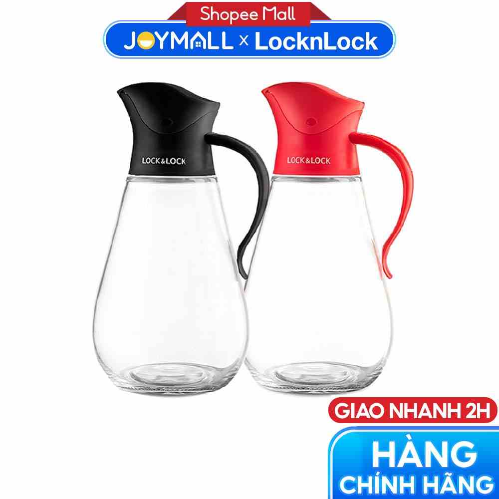 [Mã LIFEMC11BPA đơn 99K] Bình Lock&Lock đựng dầu ăn bằng thủy tinh CKO101 550ml - Hàng chính hãng, nắp tự động - JoyMall