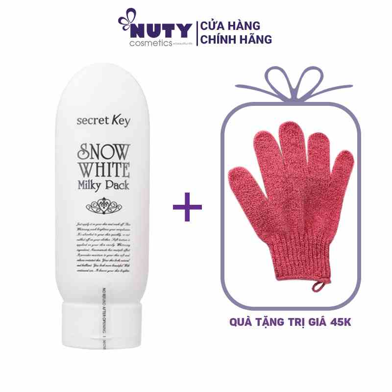 Kem Ủ Trắng Secret Key Snow White Milky Pack (200ml)