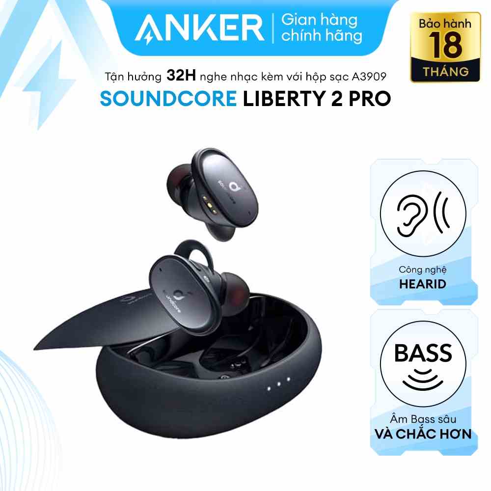 Tai nghe bluetooth SOUNDCORE Liberty 2 Pro (by Anker) - A3909