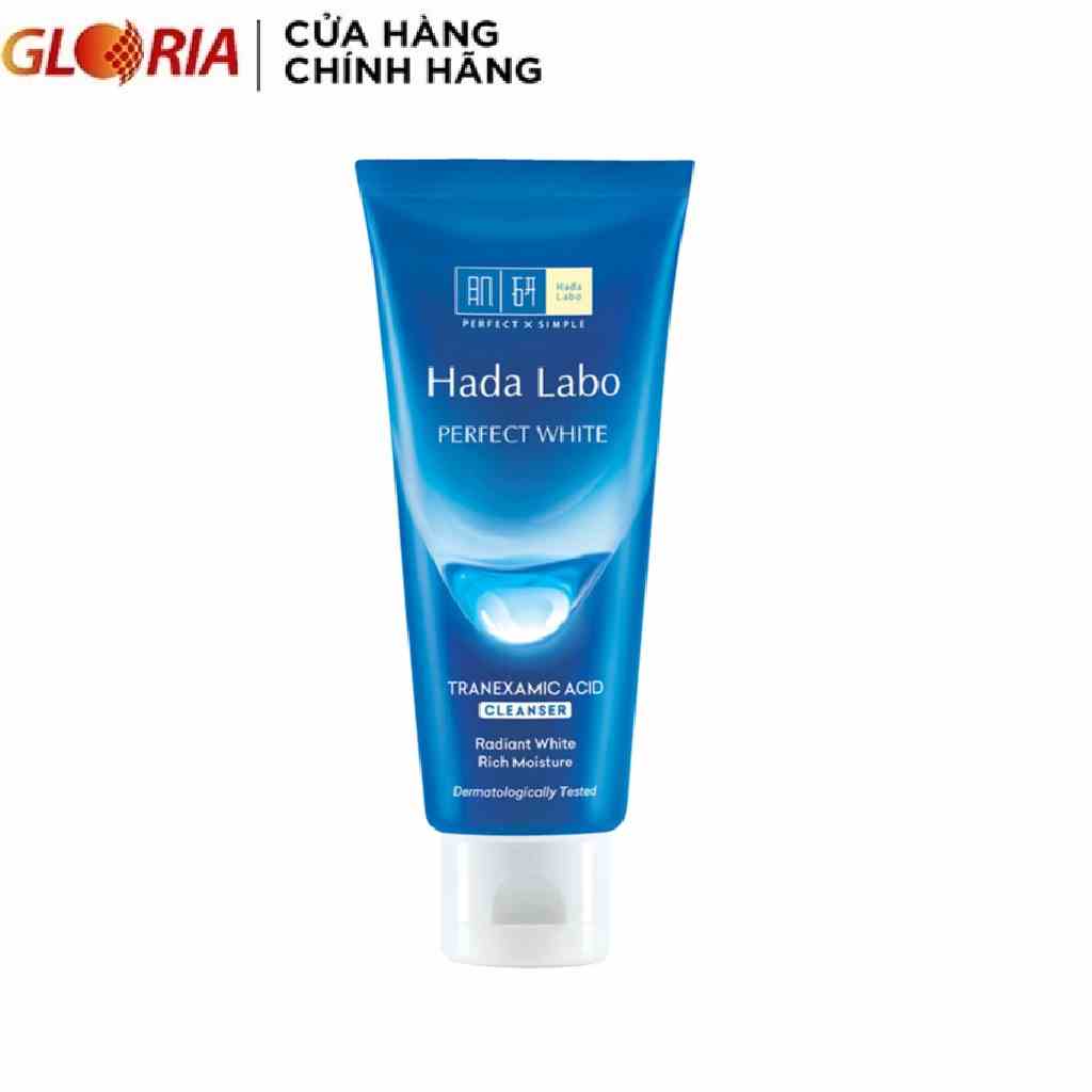 Kem rửa mặt dưỡng trắng Hada Labo Perfect White Cleanser 80g