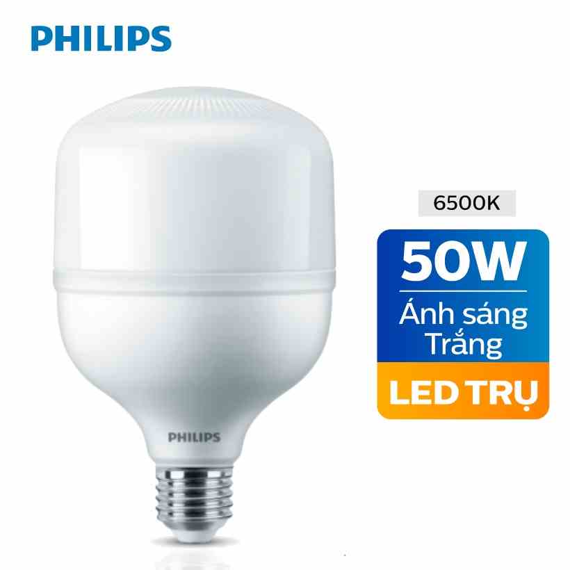 [Mã BMLTA35 giảm đến 35K đơn 99K] Bóng đèn Philips LED TForce core 50W HB E27- Ánh sáng trắng/ Ánh sáng vàng