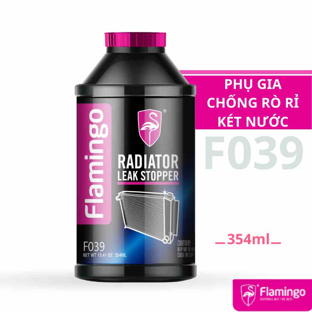 [Mã BMLTB35 giảm đến 35K đơn 99K] Chất Phụ Gia Chống Rò Rỉ Két Nước Flamingo F039 354ml - Hãng Phân Phối Chính Thức