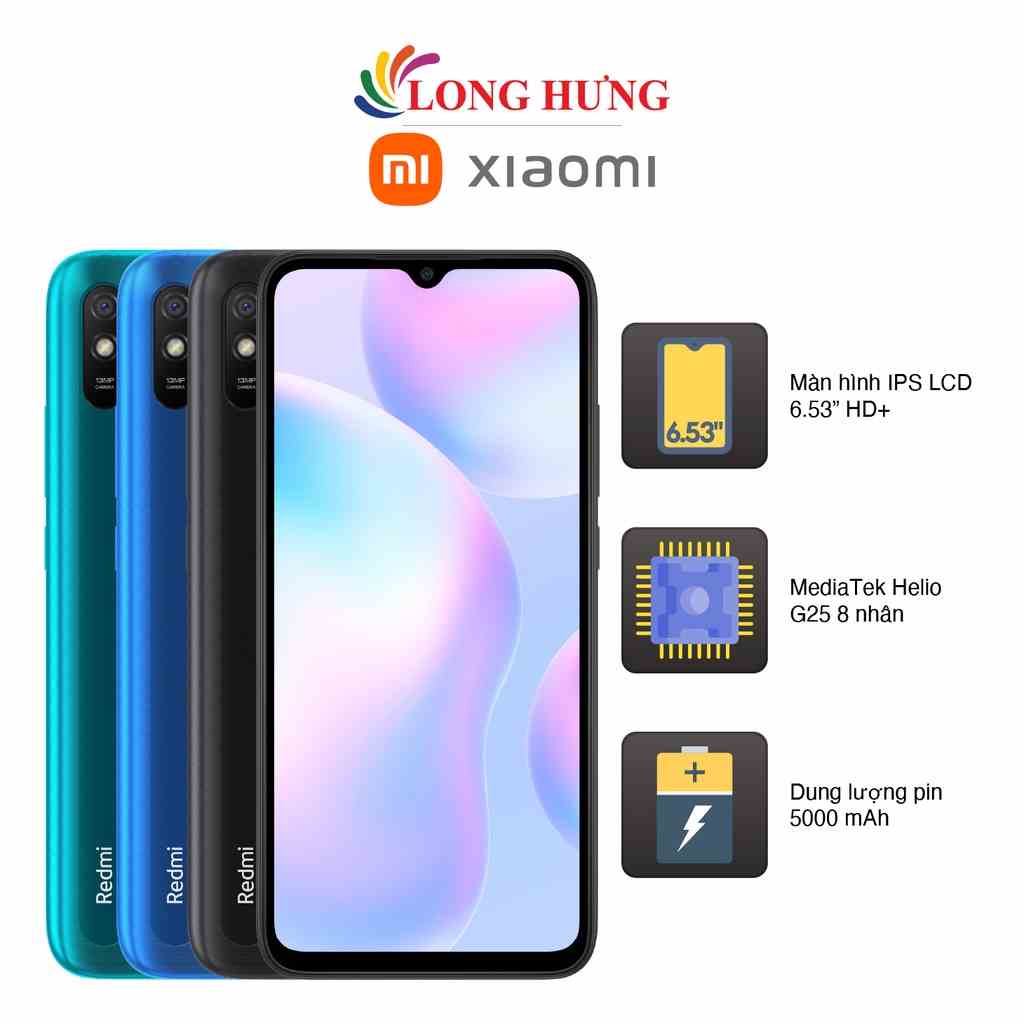 Điện thoại Xiaomi Redmi 9A (2GB/32GB) - Hàng chính hãng