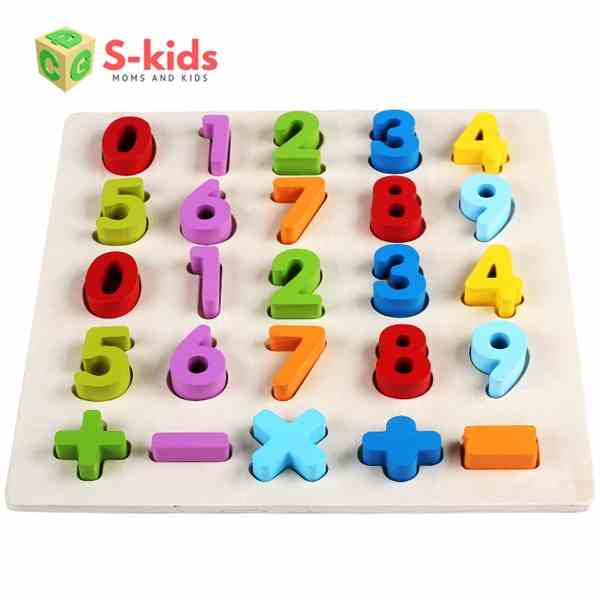 Đồ chơi gỗ S-Kids, Bảng số đếm gỗ nỗi.