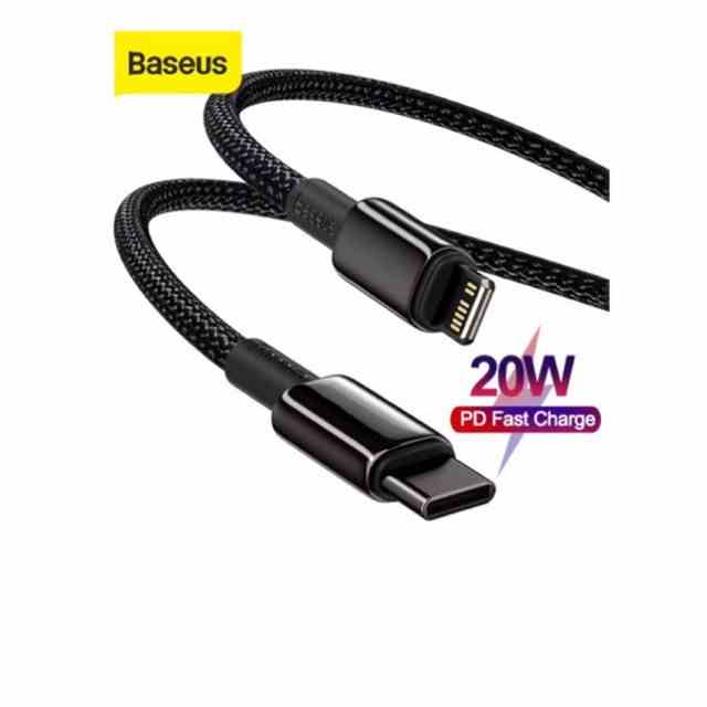 Cáp sạc nhanh PD 20W Baseus chân Type-C sang dây bện Nylon cao cấp dài 1M cho IP/tablet táo