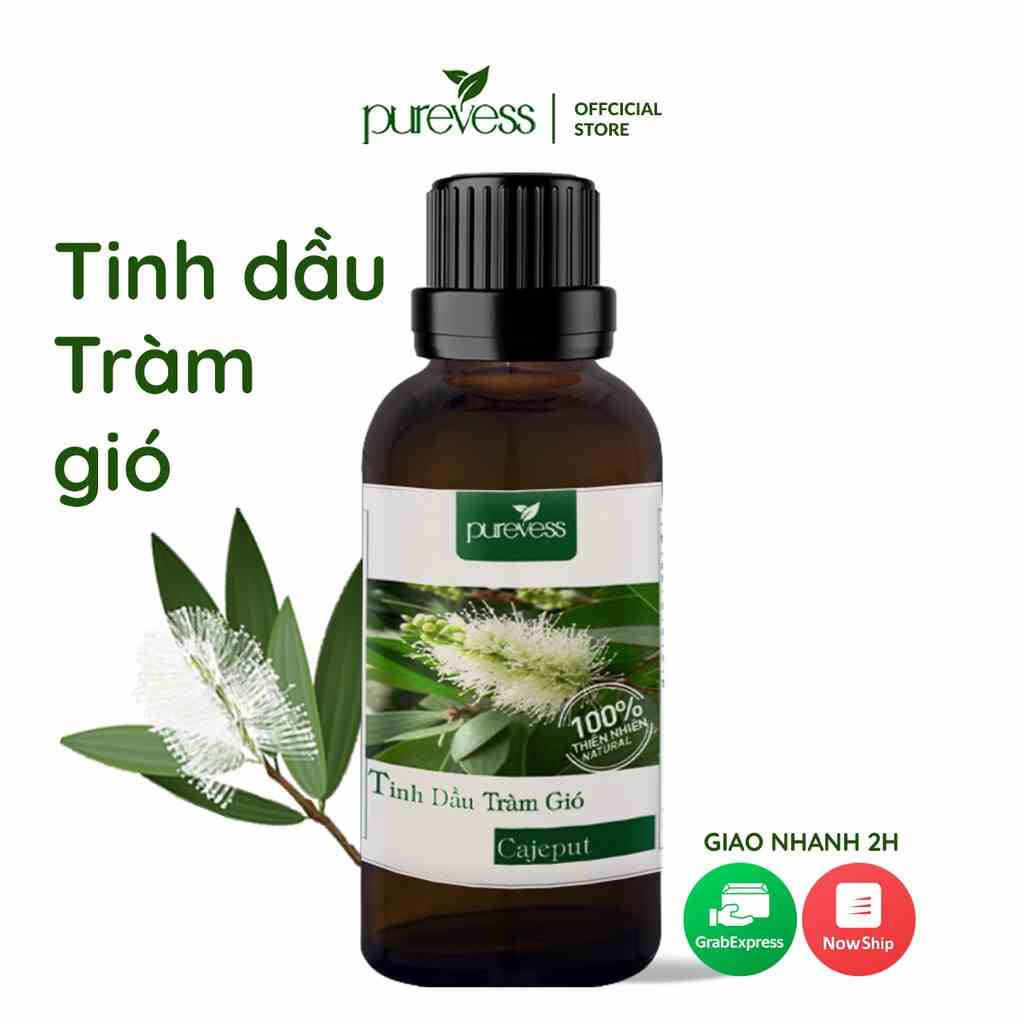 Tinh dầu Tràm Gió giúp giảm mệt mỏi PUREVESS 50ml