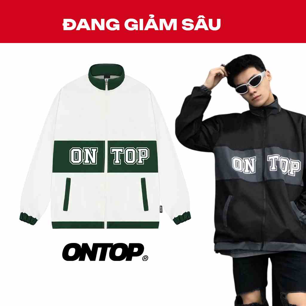 Áo khoác dù nam nữ cổ trụ Baseball Jacket local brand ONTOP | O21-AK2