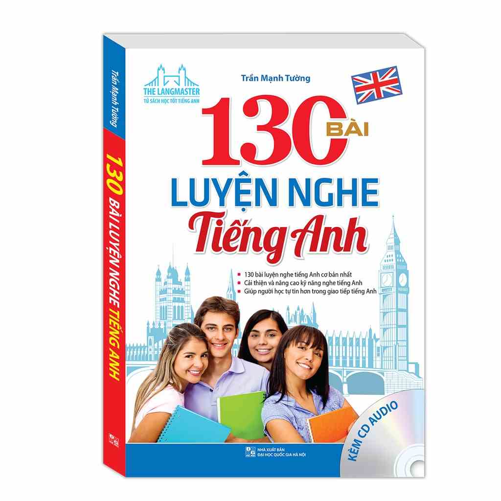 [Mã BMLTB35 giảm đến 35K đơn 99K] Sách - 130 bài luyện nghe tiếng Anh ( Kèm CD)