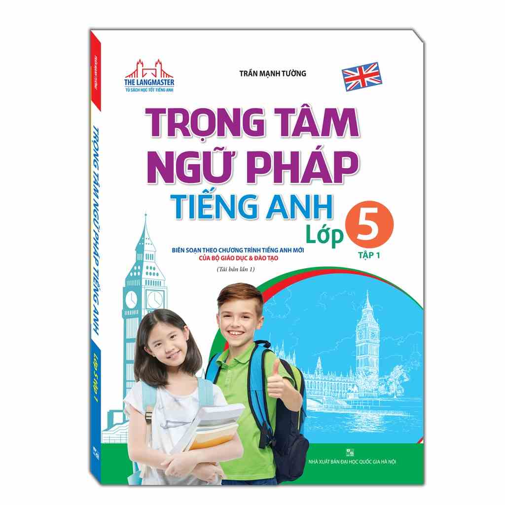 [Mã BMLTB35 giảm đến 35K đơn 99K] Sách - Trọng tâm ngữ pháp tiếng Anh lớp 5 tập 1 (tái bản 1)