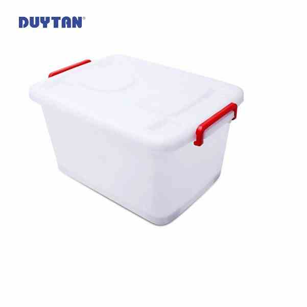 [Mã BMLTB35 giảm đến 35K đơn 99K] Thùng vuông nhựa DUY TÂN 90 lít có bánh xe (70 x 49 x 41 cm) - 17496