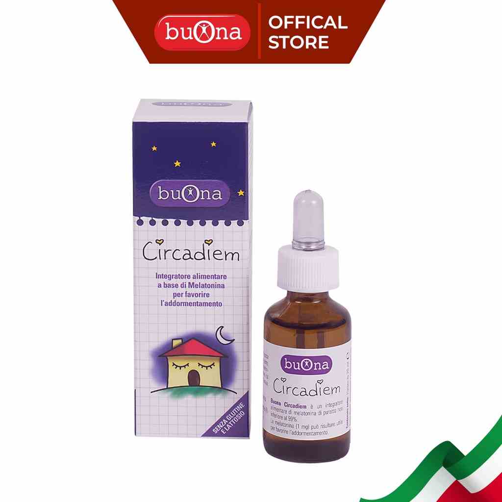 Siro Hỗ Trợ Giúp Ngủ Ngon Cho Trẻ Buona Circadiem Chai 20ml