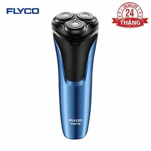 Máy Cạo Râu Flyco FS197VN 3 Lưỡi Kép Thân Máy Kháng Nước Sạc Nhanh 1 Giờ Hàng Chính Hãng