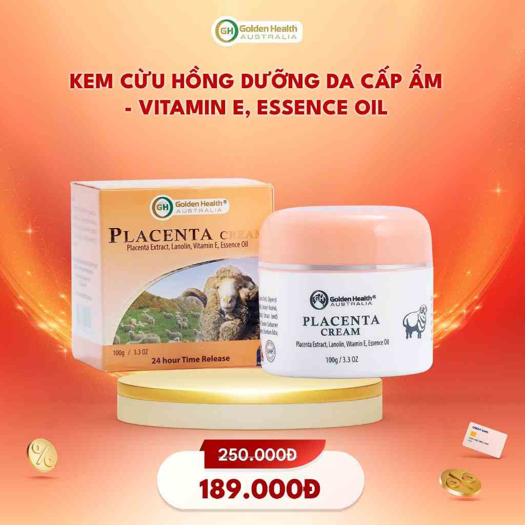 [Mã BMTTC60K giảm đến 60K đơn 50K] [GOLDEN HEALTH] Kem nhau thai cừu chống nhăn - Vitamin E, Essence Oil 100g