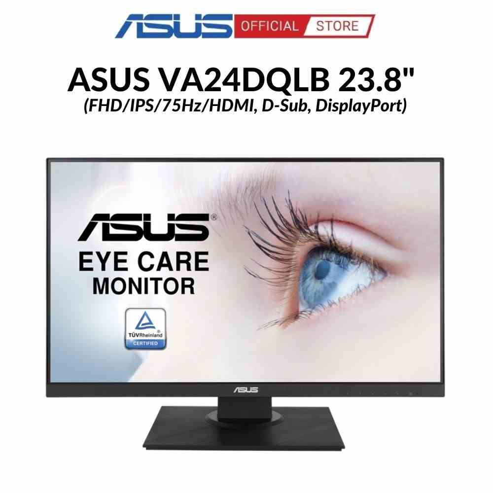 [Mã BMLTB35 giảm đến 35K đơn 99K] Màn hình máy tính Asus VA24DQLB 23.8 inch FHD IPS 75Hz - Hàng chính hãng