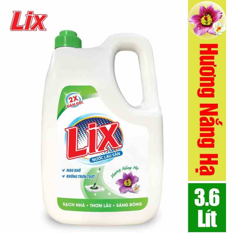 [Mã BMLTA35 giảm đến 35K đơn 99K] Nước lau sàn LIX hương nắng hạ 3.6 lít LH360