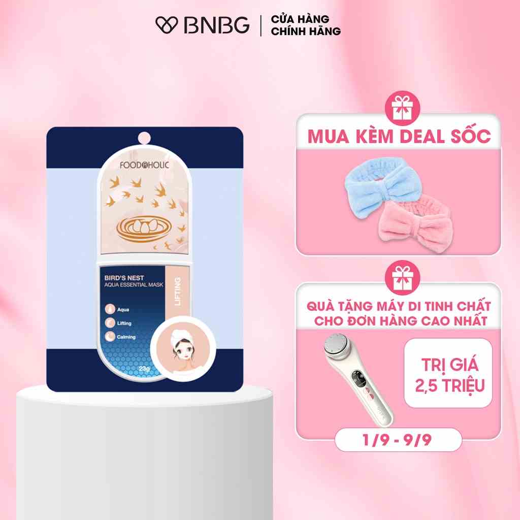 Mặt nạ dưỡng chất tổ yến dưỡng da toàn diện Foodaholic BIRDS NEST Aqua Essential Mask 23g