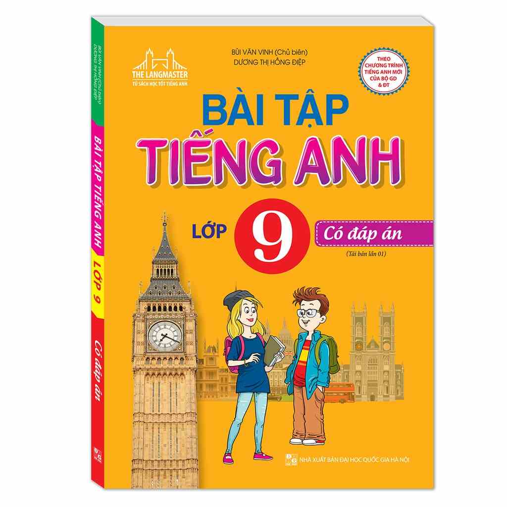 [Mã BMLTB35 giảm đến 35K đơn 99K] Sách - Bài tập tiếng Anh lớp 9 - Có đáp án (tái bản 01)