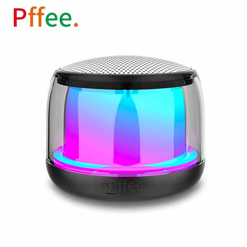 Loa Bluetooth mini PFFEE không dây có đèn LED với micro