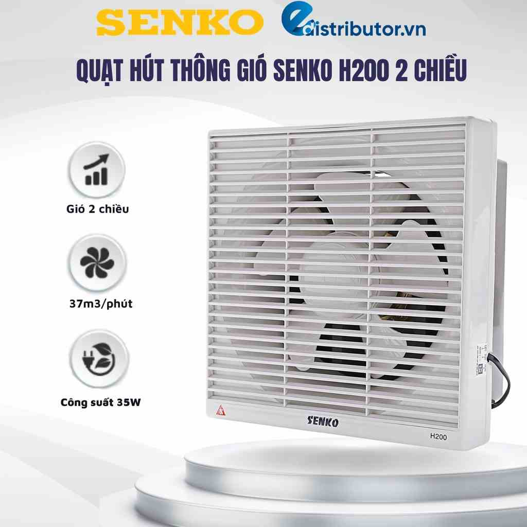 Quạt Hút Thông Gió Senko H200 2 chiều