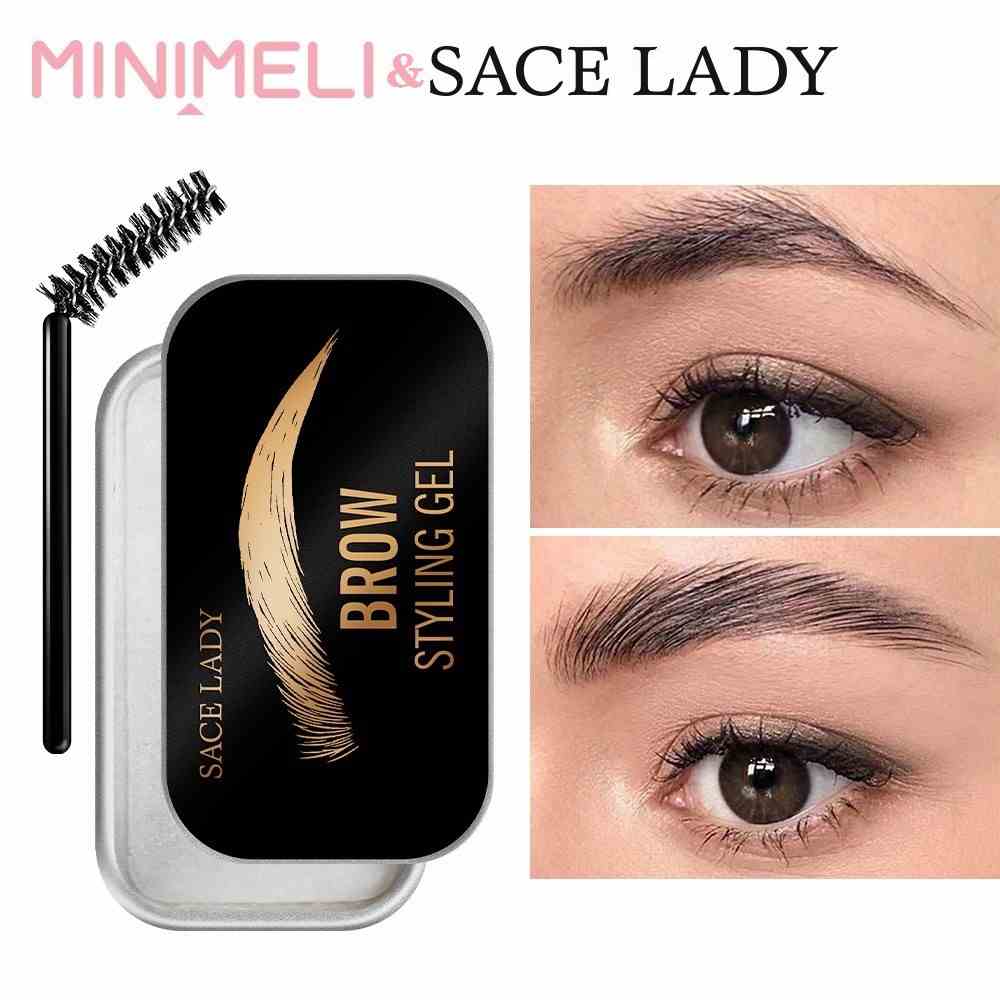 MINIMELI Xà Phòng Sáp Định Hình Chân Mày Trang Điểm Tự Nhiên 10g/0.35oz.