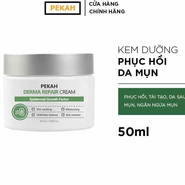 [Mã BMLT30 giảm đến 30K đơn 299K] Kem dưỡng PEKAH phục hồi tái tạo Derma Repair Cream 50ml Pekah Official Store