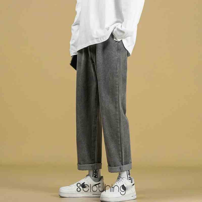 Quần baggy jean nam LB, ống rộng dáng suông BGSH2