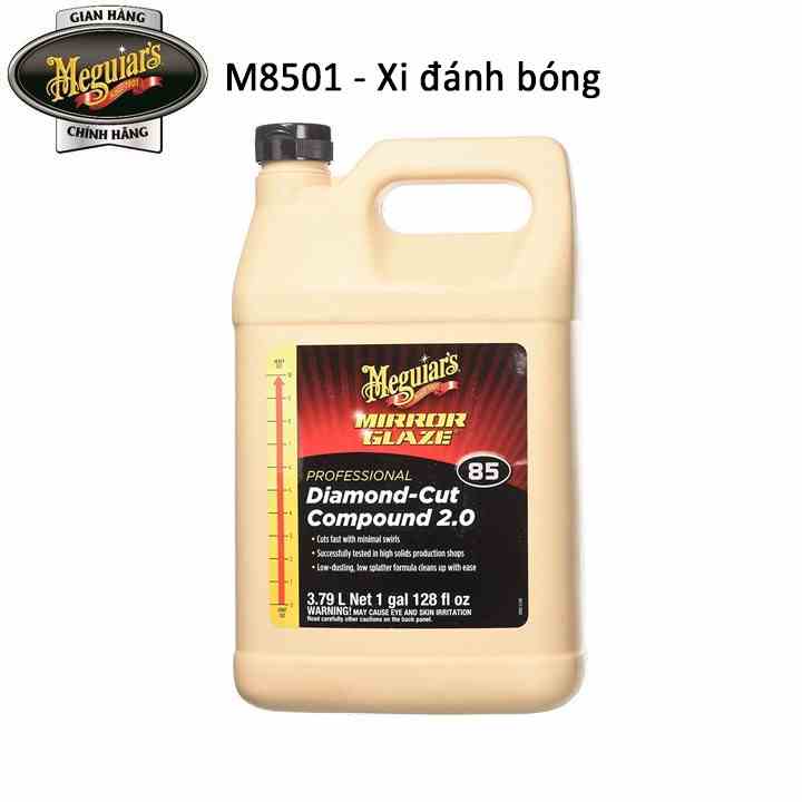 Meguiars Xi đánh bóng sơn bước 1 - Diamond Cut Compound - M8501, 1 Gallon - 3,79L