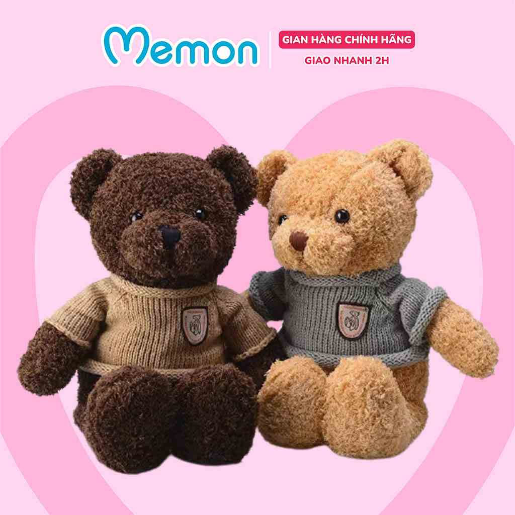 Gấu Bông Teddy Head Tales Nhồi Gòn Cao Cấp Memon