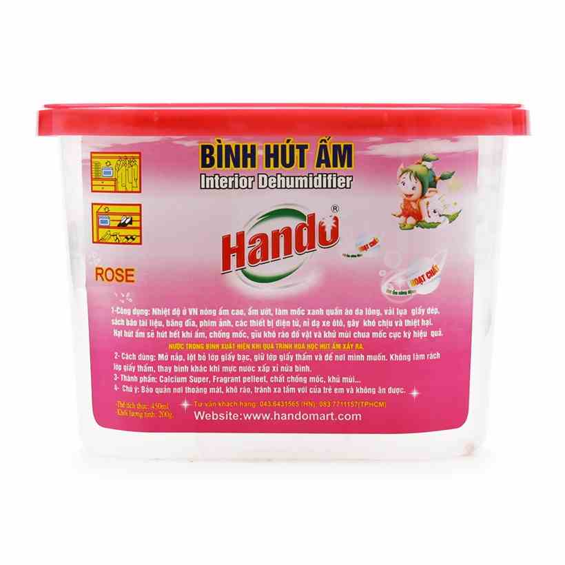 [Mã BMLTA35 giảm đến 35K đơn 99K] Bình hút ẩm 450ml HANDO