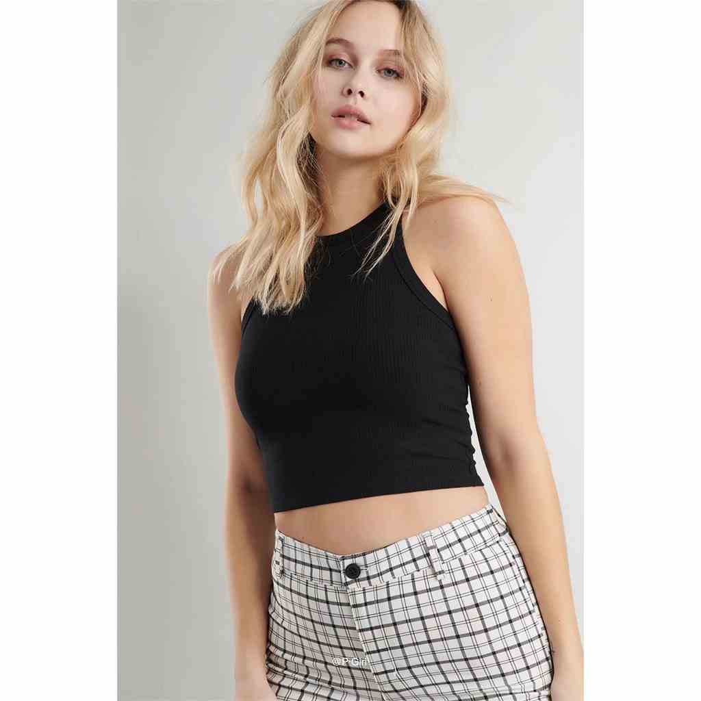 [Mã BMLTB35 giảm đến 35K đơn 99K] Áo ba lỗ croptop CERA-Y màu đen / màu trắng / màu đỏ CRA033