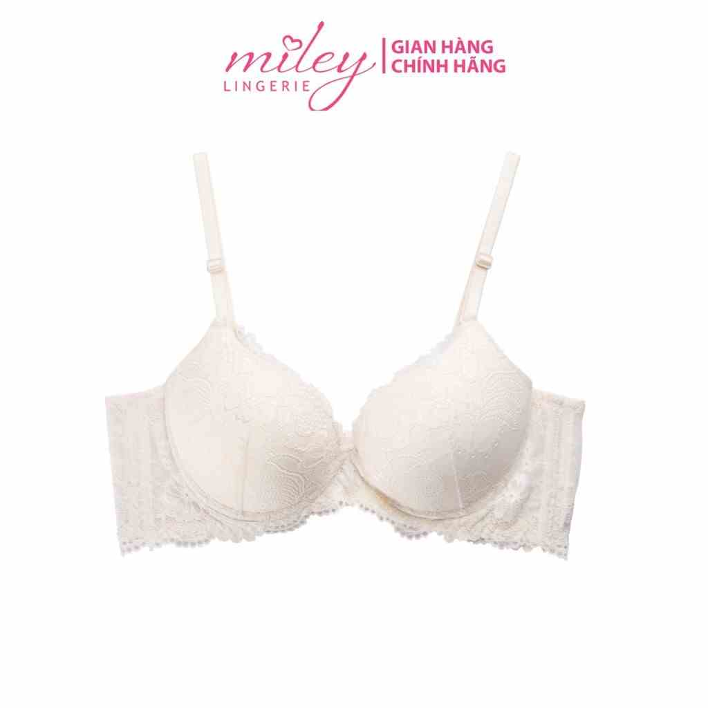 [Mã BMLTA35 giảm đến 35K đơn 99K] Áo Lót Nâng Ngực Mút Dày 4cm Màu Trắng Kem Active Miley Lingerie BRL14001