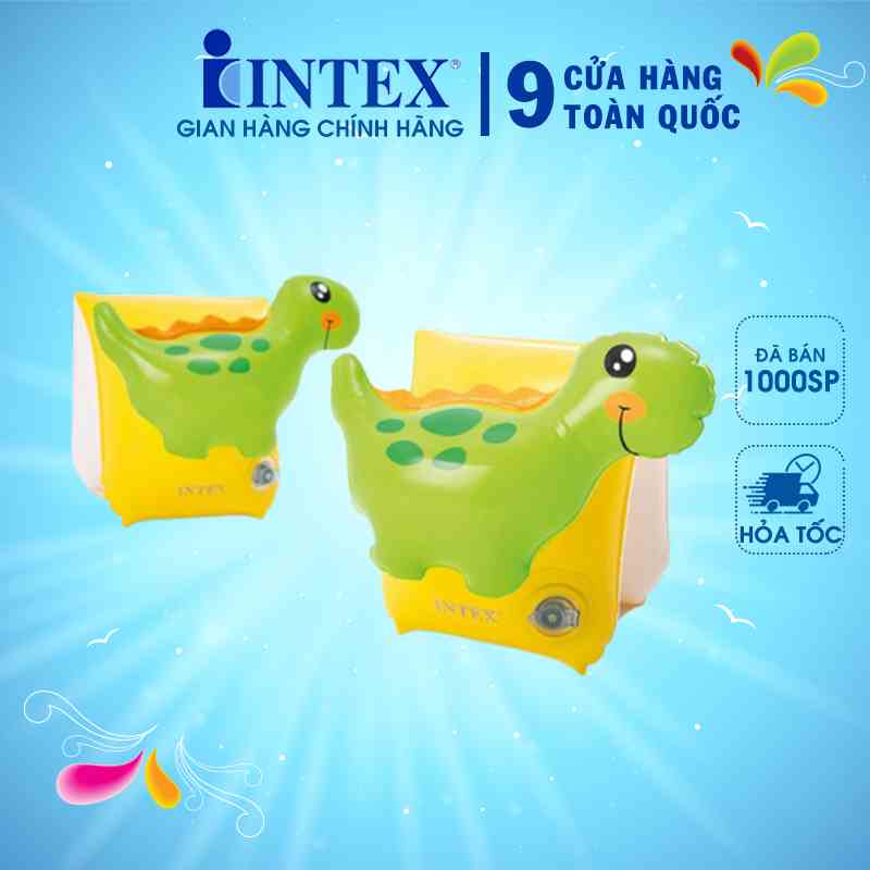 Phao bơi tay cho bé INTEX, đa dạng kích thước, mẫu mã, chất liệu pvc an toàn