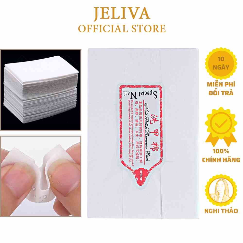 Giấy lau gel nail không xù JELIVA