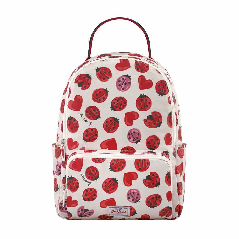 [Mã BMLTB200 giảm đến 100K đơn 499K] Cath Kidston - Balo Pocket Backpack Lovebugs - 984362 - Warm Cream