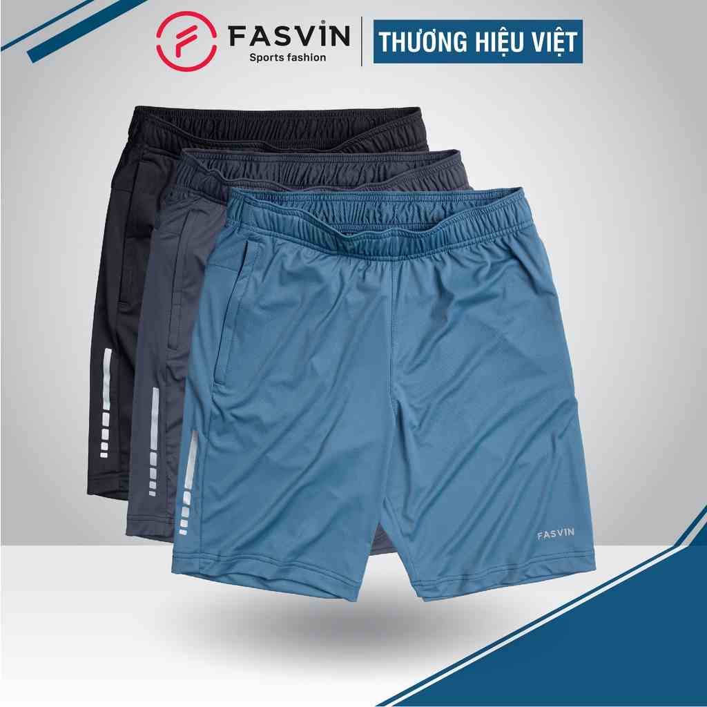 Quần Short Nam Thun Lạnh Cao Cấp FASVIN HL22497.HN Hàng Nhà Máy Chất Lượng Đặc Biệt