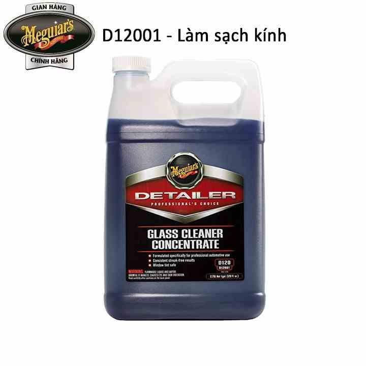 Meguiars Dung dịch làm sạch kính - Glass Cleaner Concentrate - D12001, 1 Gallon