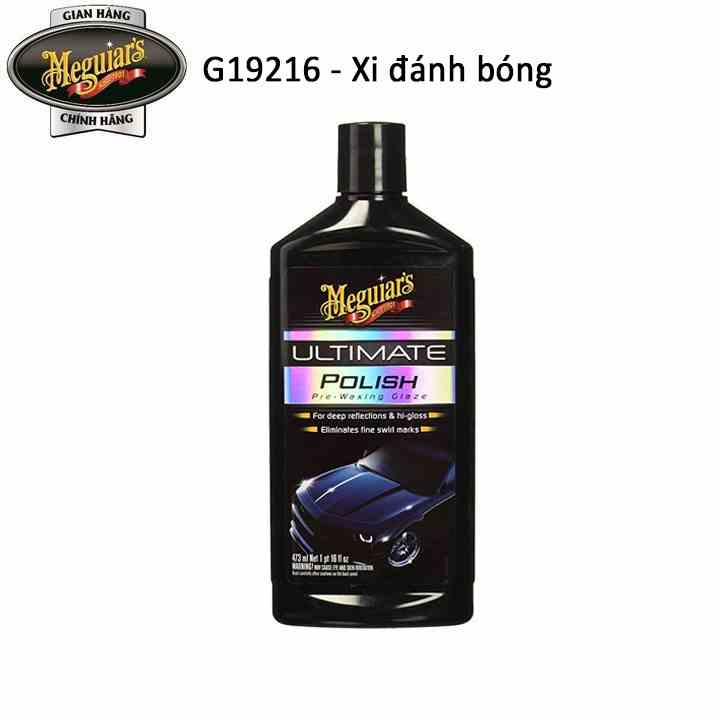 Meguiars Xi đánh bóng xóa xước nhanh cho xe hơi dòng cao cấp Ultimate - Ultimate Polish, G19216, 473ML