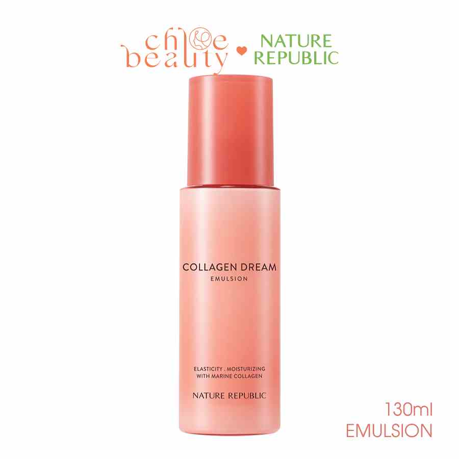 [Mã BMLTA35 giảm đến 35K đơn 99K] Sữa dưỡng da NATURE REPUBLIC Collagen Dream 70 Emulsion 130ml