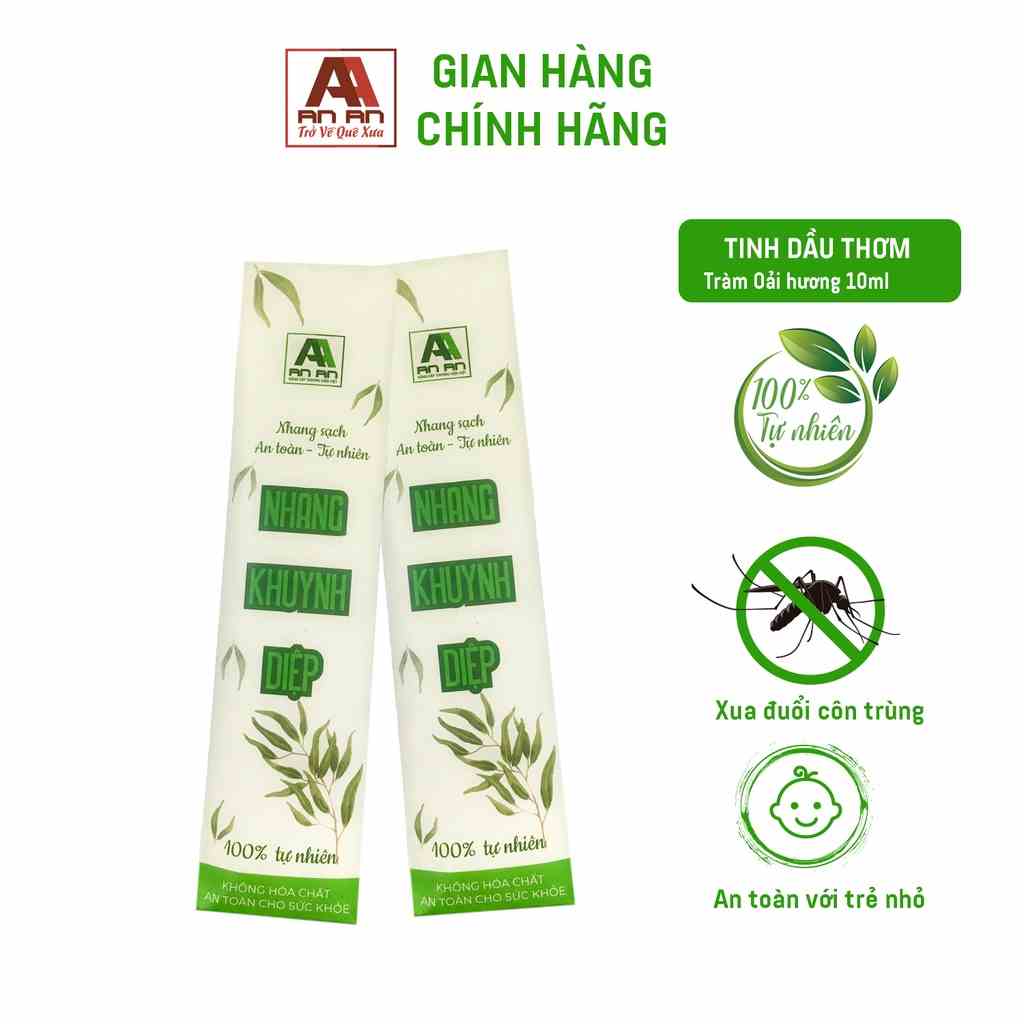 Nhang An An Hộp 180 - 200 Nén Hương Khuynh Diệp Giúp Xua Đuổi Côn Trùng Hiệu Quả.