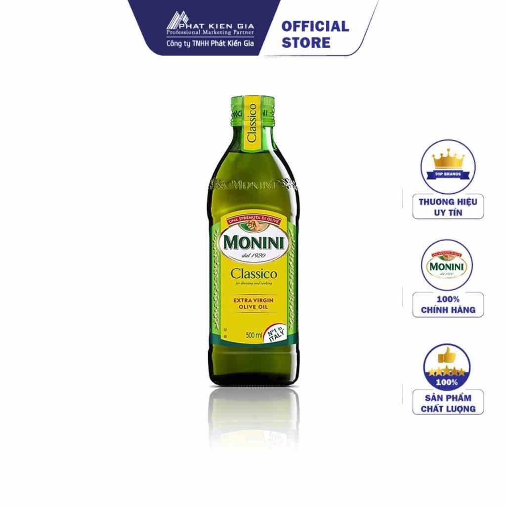 Dầu Oliu Nguyên Chất Monini Extra Virgin 500ml (Italy) - Date 07/02/2024