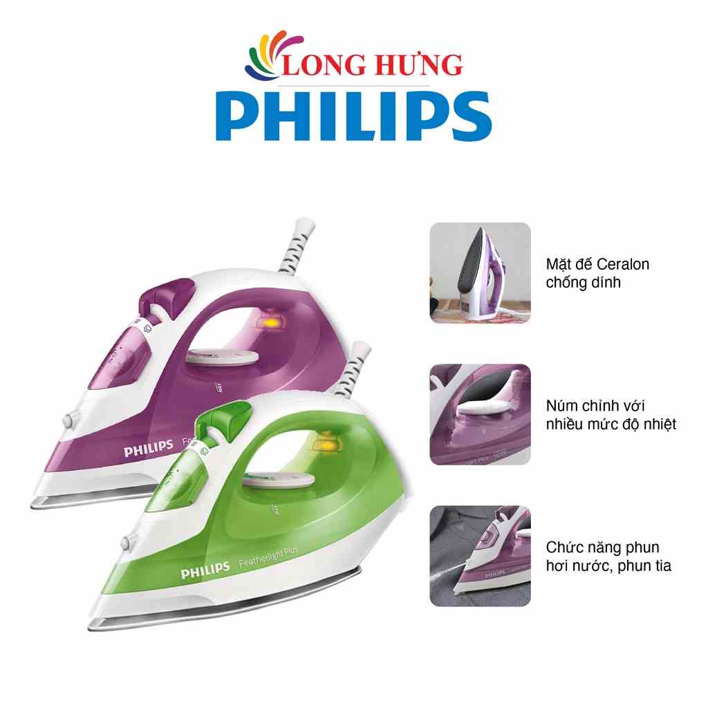 Bàn ủi hơi nước Philips GC1426 - Hàng chính hãng