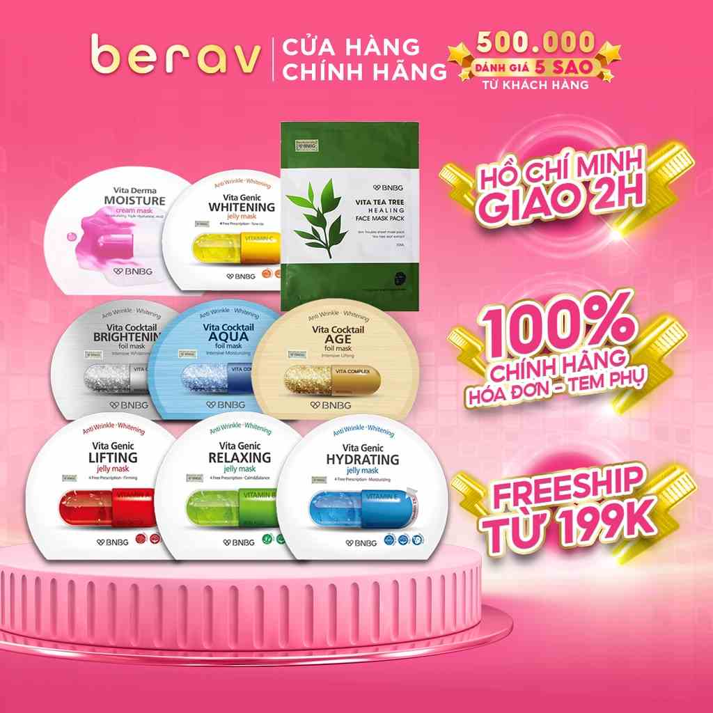 Mặt Nạ Giấy BNBG Vita Genic Jelly Mask (30ml)