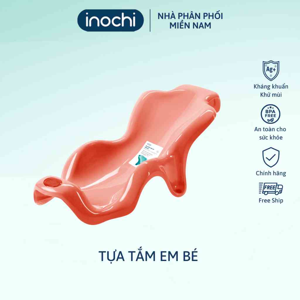 Tựa tắm trẻ em INOCHI Notoro thiết kế nút chống trơn trượt