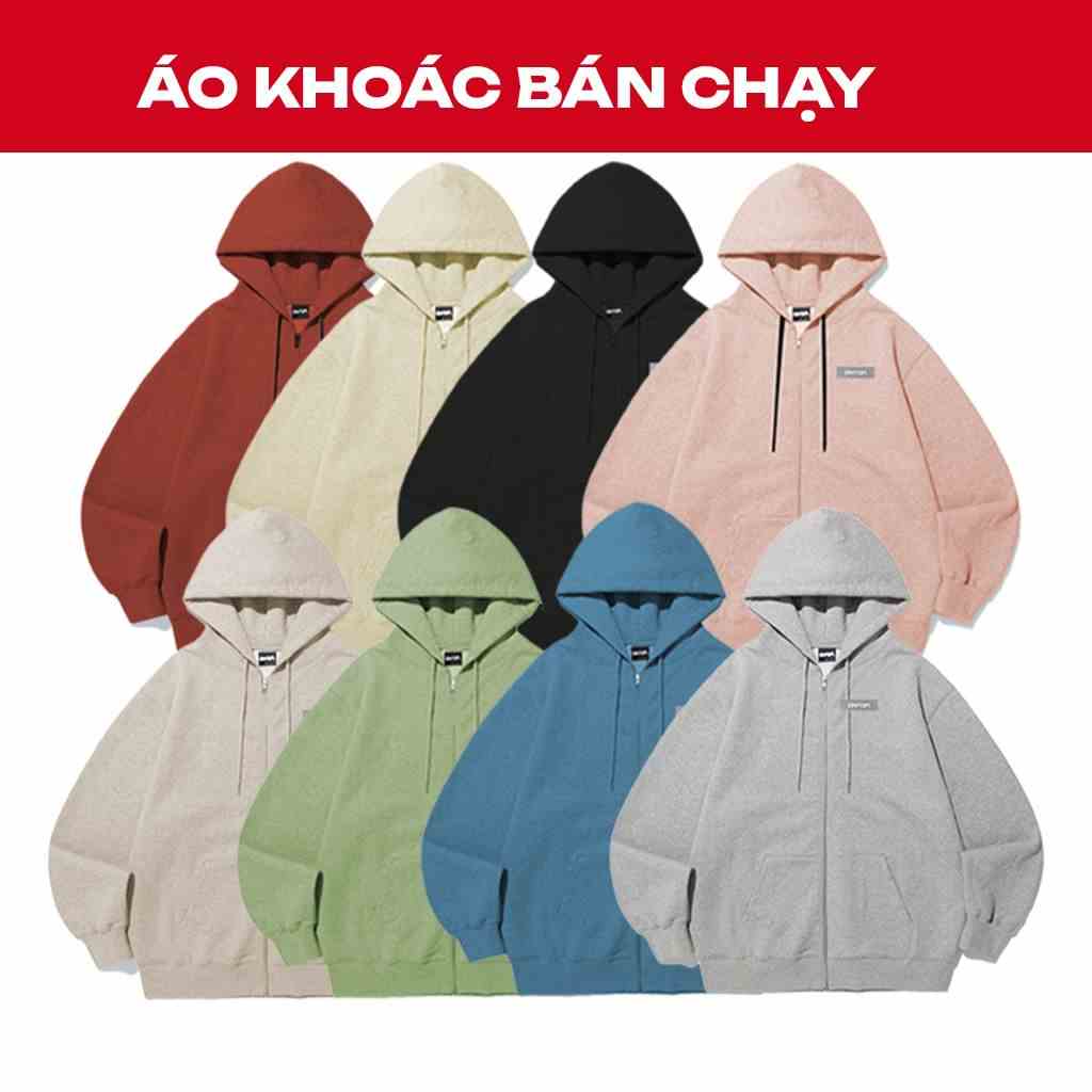 Áo hoodie zip local brand chính hãng ONTOP nhiều màu - Basic Hoodie O18-HD1