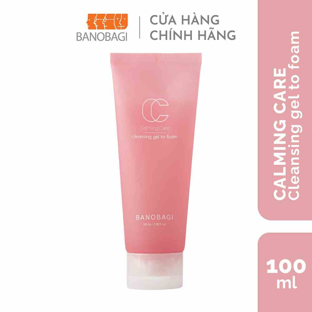 Sữa Rửa Mặt Dưỡng Ẩm BANOBAGI Calming Care Cleansing Gel 100ml