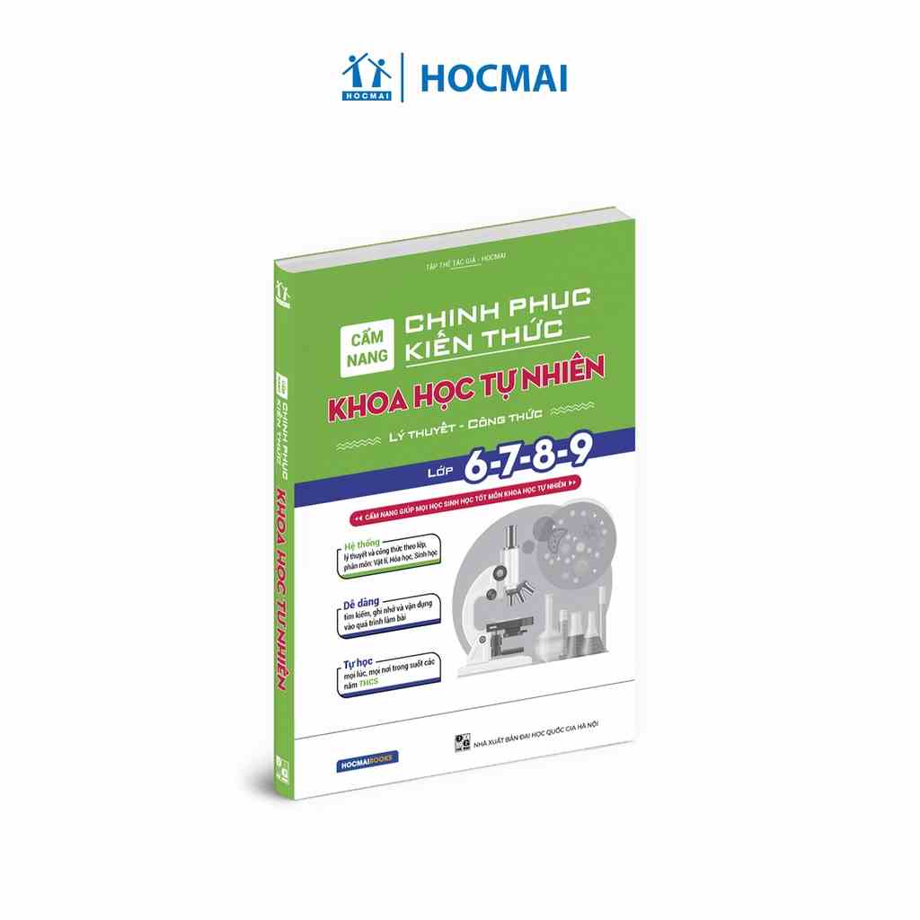 Sách - Cẩm nang chinh phục kiến thức Khoa học tự nhiên lớp 6,7,8,9