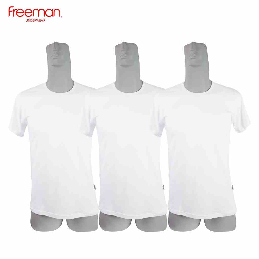 [Mã BMLTB35 giảm đến 35K đơn 99K] Áo thun nam Freeman, cổ tròn tay ngắn, chất liệu cotton thoáng mát TSF313 [Combo 3]